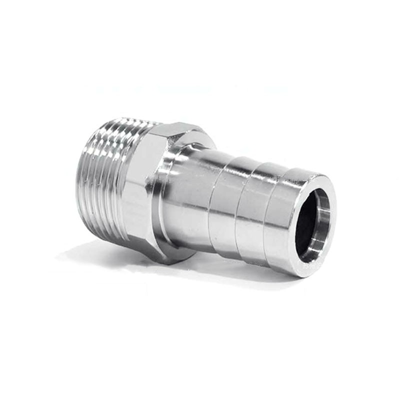 Pipe Fitting Male Threaded 304 Stainless Steel Barb Hose Tail Connector 1/8″~4″