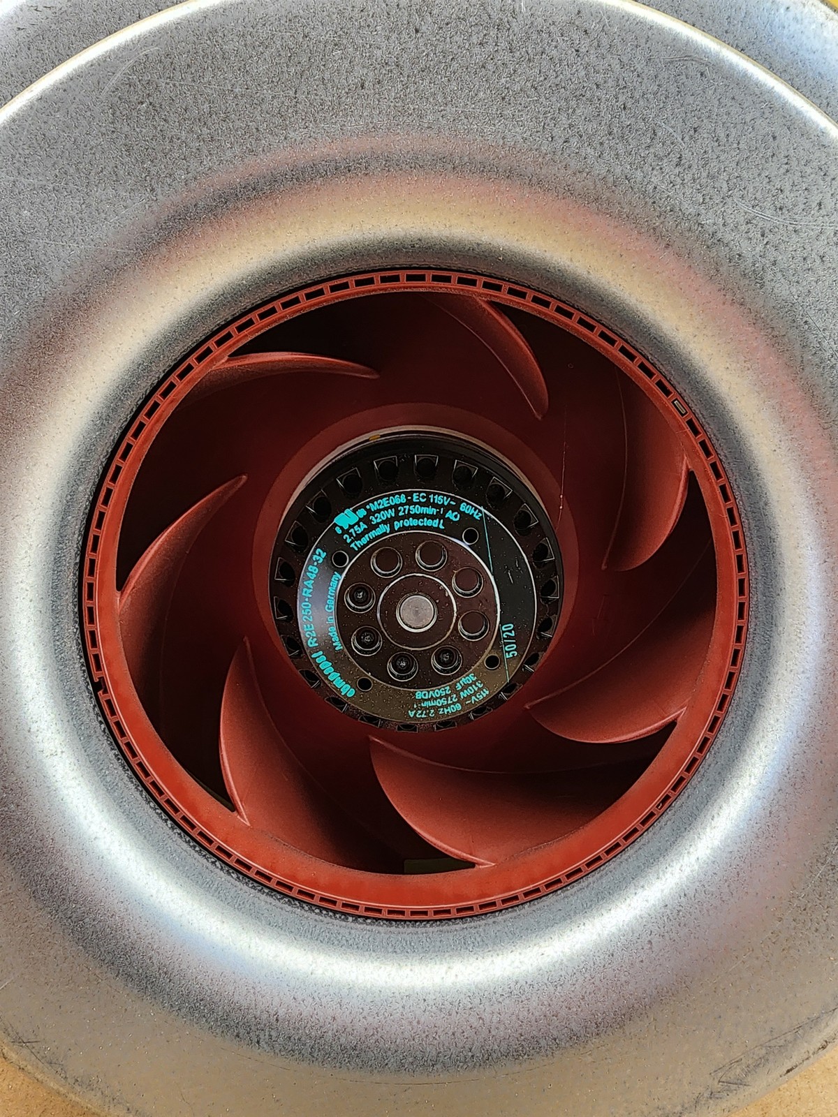 NEW Fantech 40413 FG12XL Inline 12″ Centrifugal Duct Fan, 120V, 940 cfm