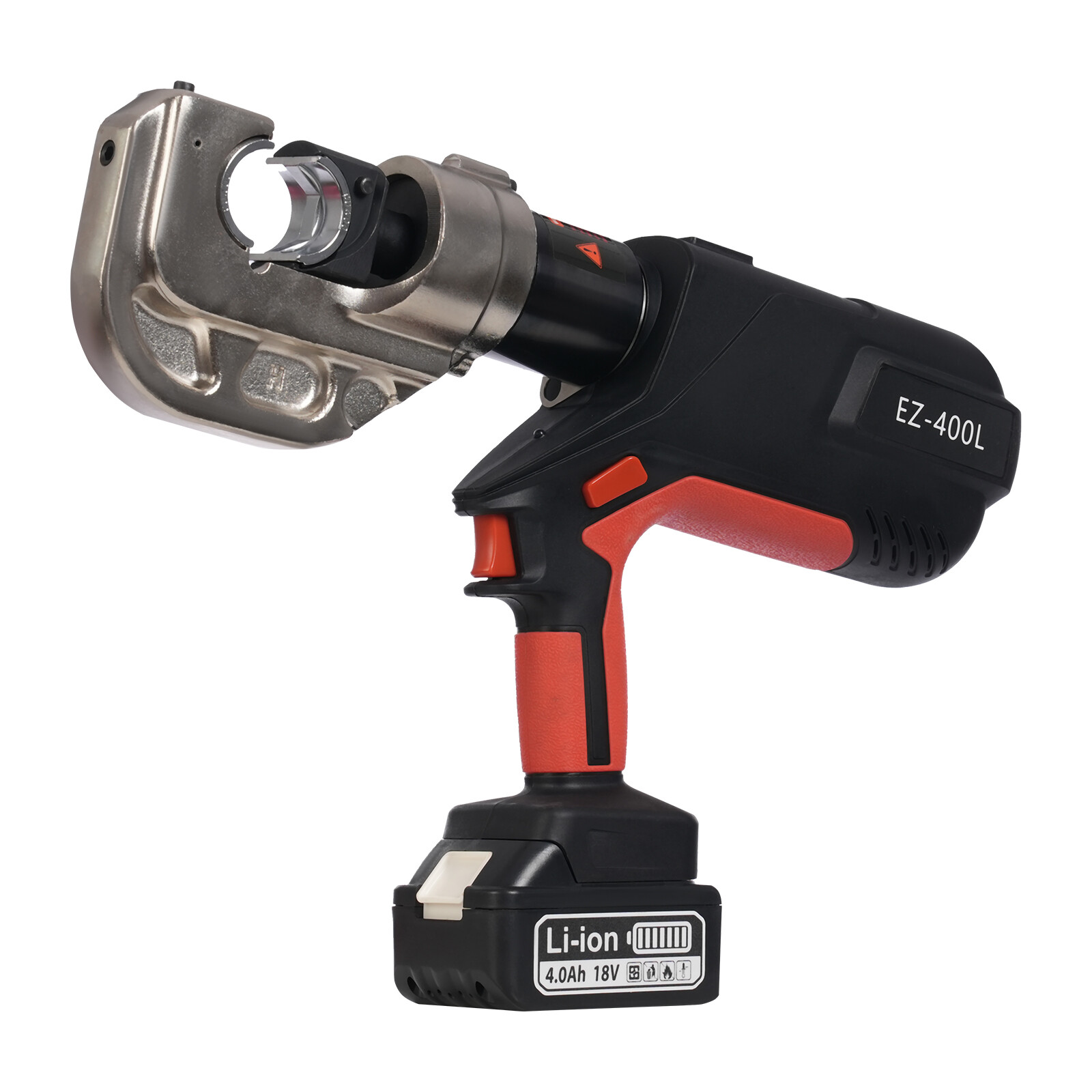 Rechargeable Electric Hydraulic Plier Crimping Tool 16-400mm² Crimper 18V 12Dies