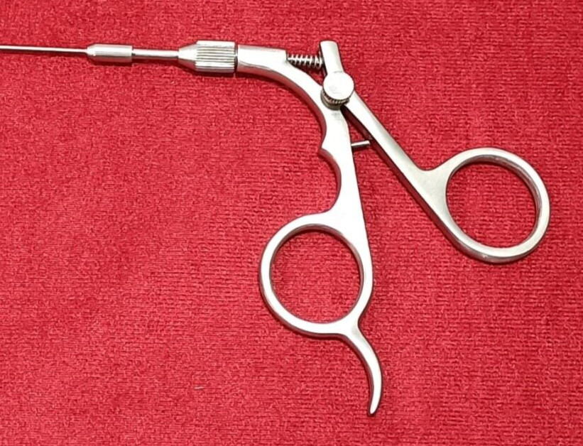 Hysteroscopy Semi-Rigid Alligator Grasper 5FR 40cm Reusable Instruments.
