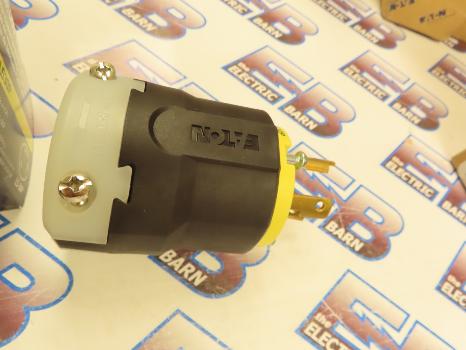 Eaton AHCL530P Plug (BOX OF 6) 30A 125V 2P3W Twistlock Yellow L5-30P -NEW-B