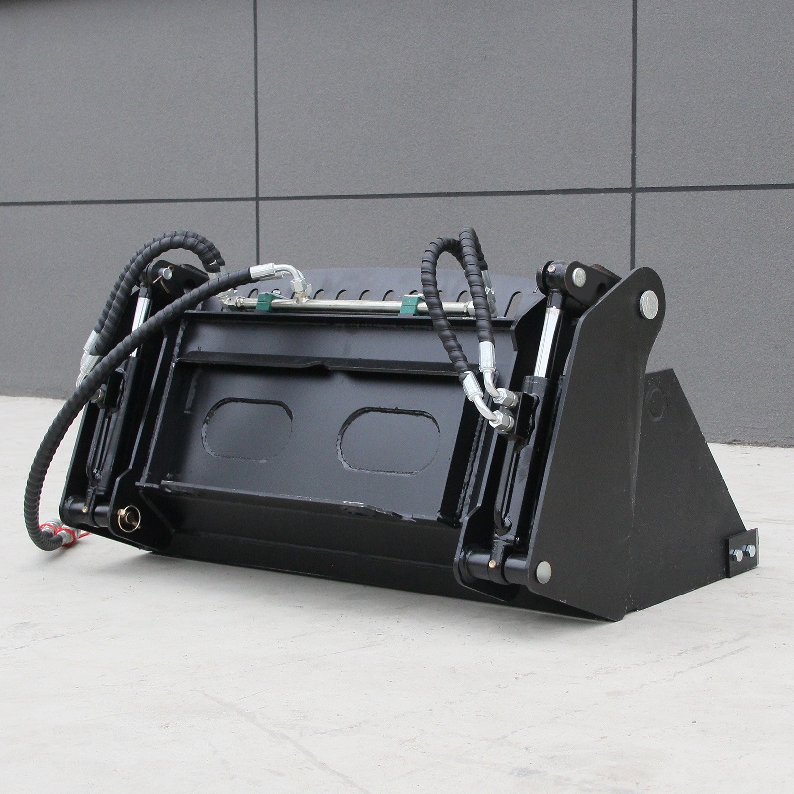 4-in-1 Combination Hydraulic Bucket Fits Mini Skid Steer Loader FREE SHIPPING
