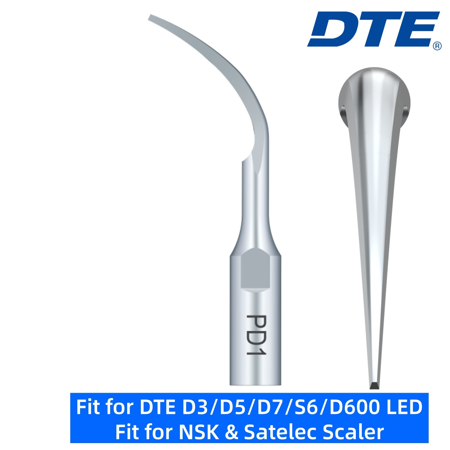 Woodpecker DTE Dental Ultrasonic Scaler Tips GD1 GD3 GD5 PD1 ED1 PD4 GD2 ED15