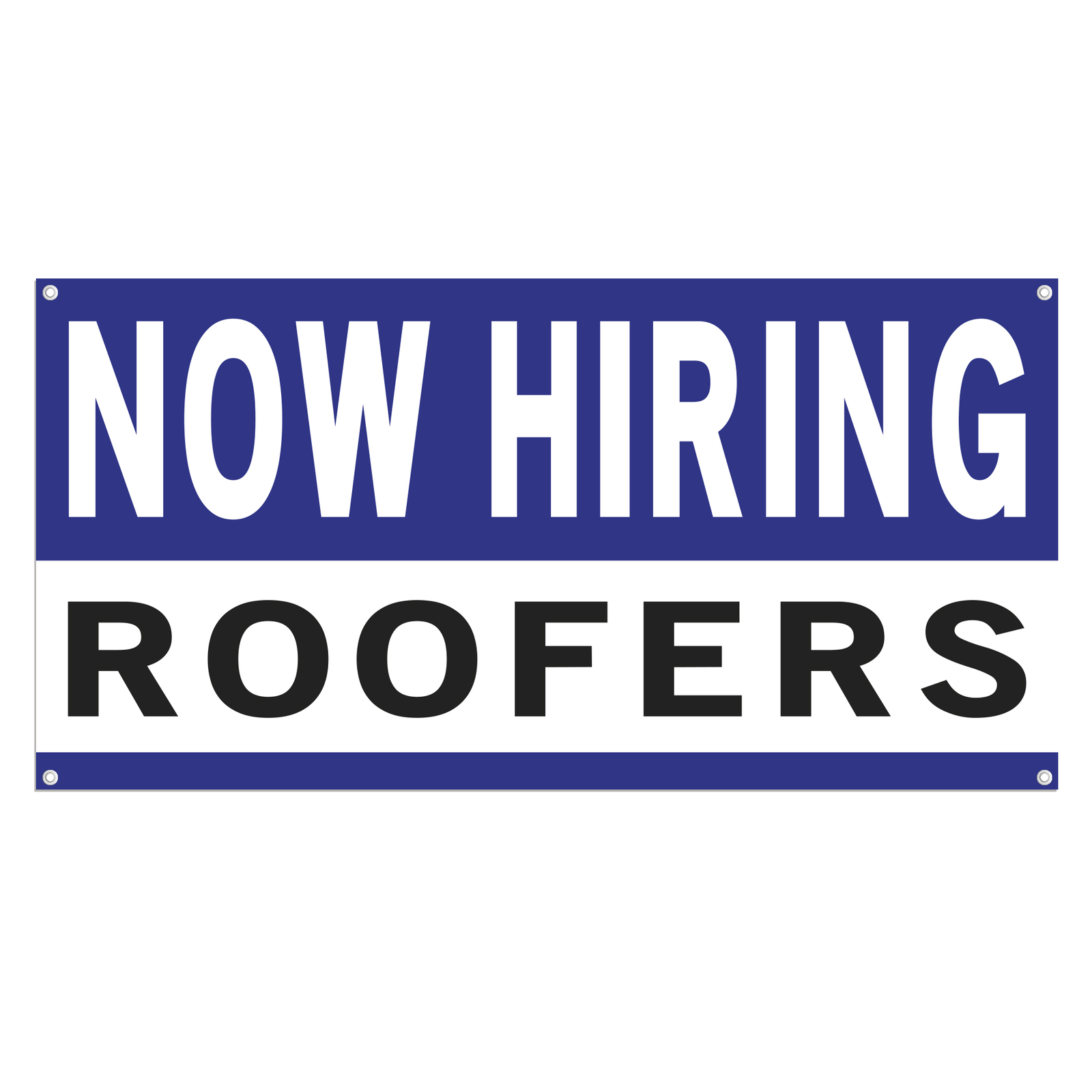 Now Hiring Roofers 13 oz Heavy Duty Vinyl Banner Roofing Jobs Available Sign