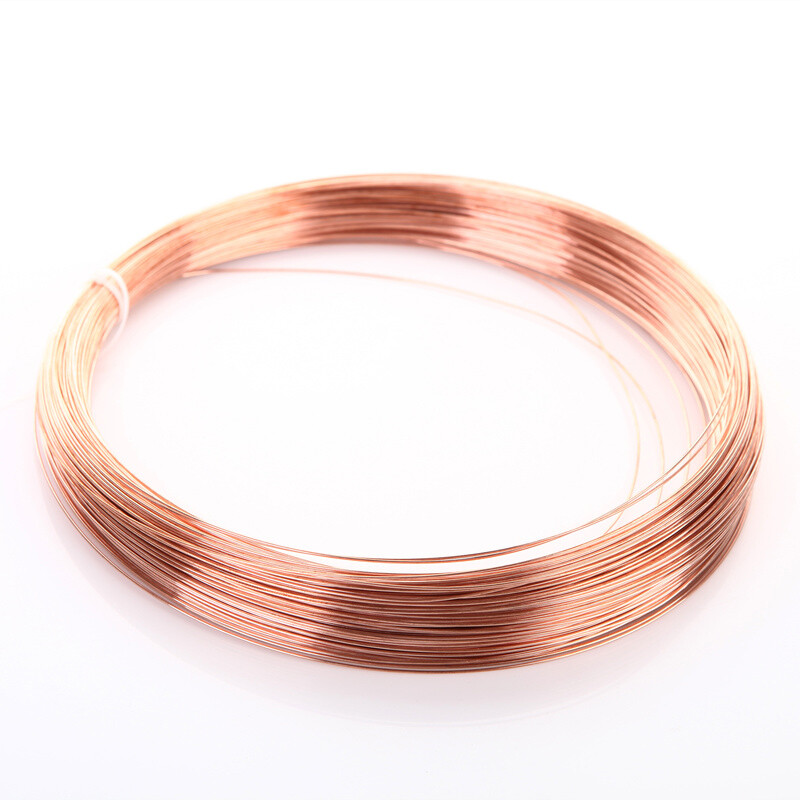 1KG Copper Wire Round Solid Bare 0.2mm/0.3mm/0.4mm/0.5mm-5mm Craft Florist Wire