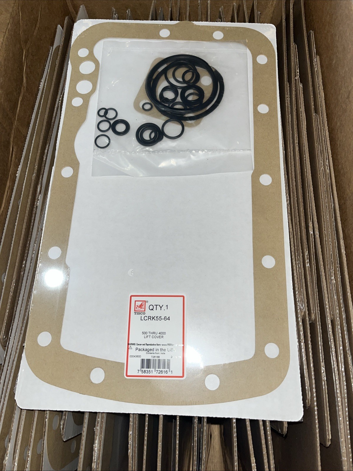 55 PACK Tisco LCRK55-64 500 Thru 4000 Lift Cover NEW FAST SHIP