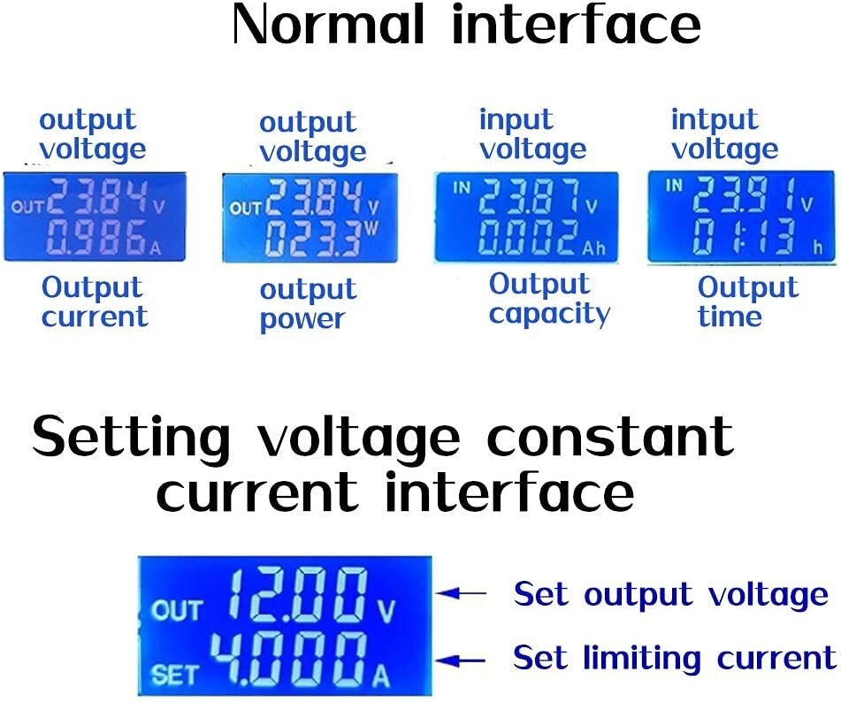 12V 24V DC DC Buck Boost Converter Variable Voltage Adjustable Regulator Module