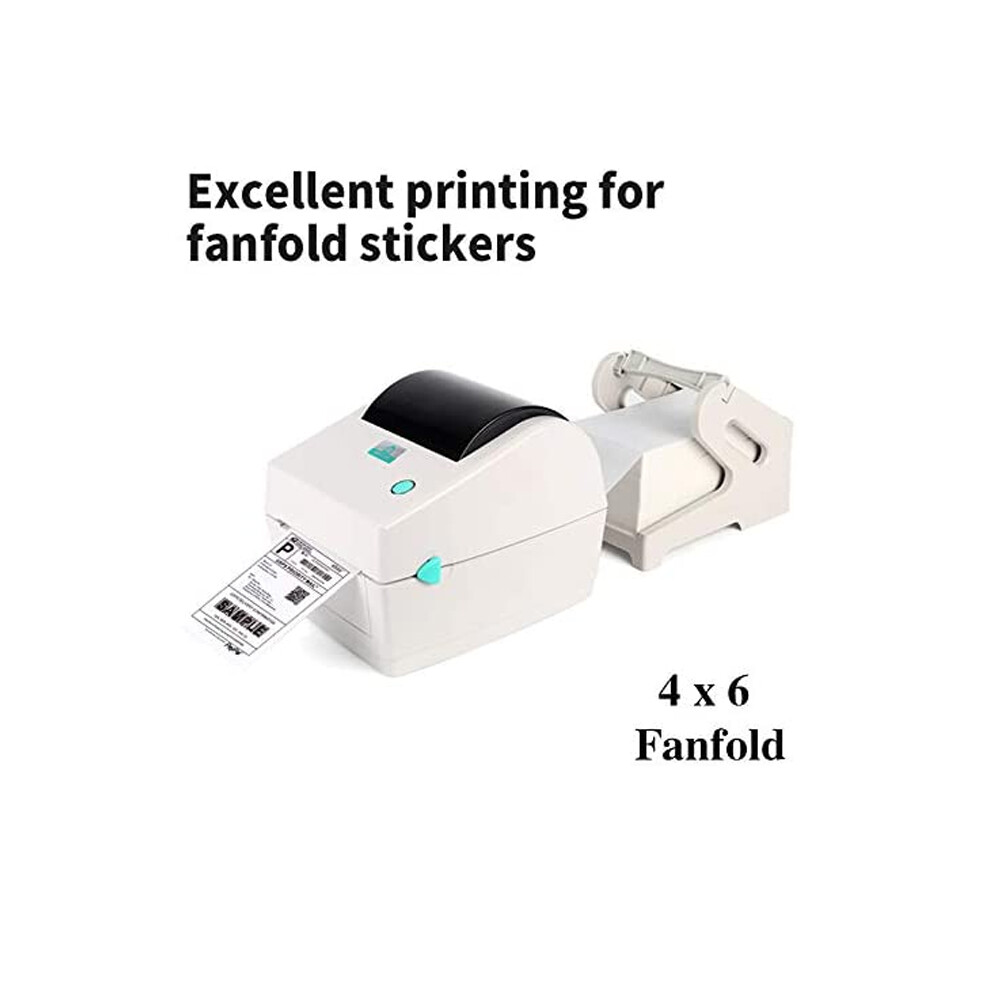 1000 4″x6″ Fanfold Direct Thermal Shipping Labels for Zebra and Rollo Printers