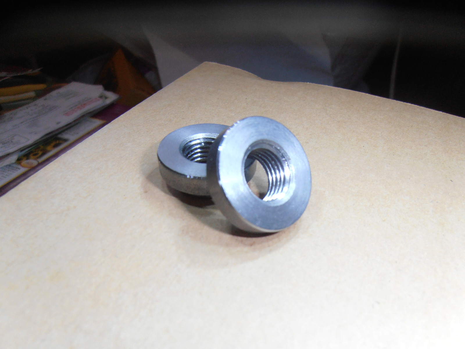 3/8-18 NPT. Weld Bungs STEEL chopper made in the USA.
