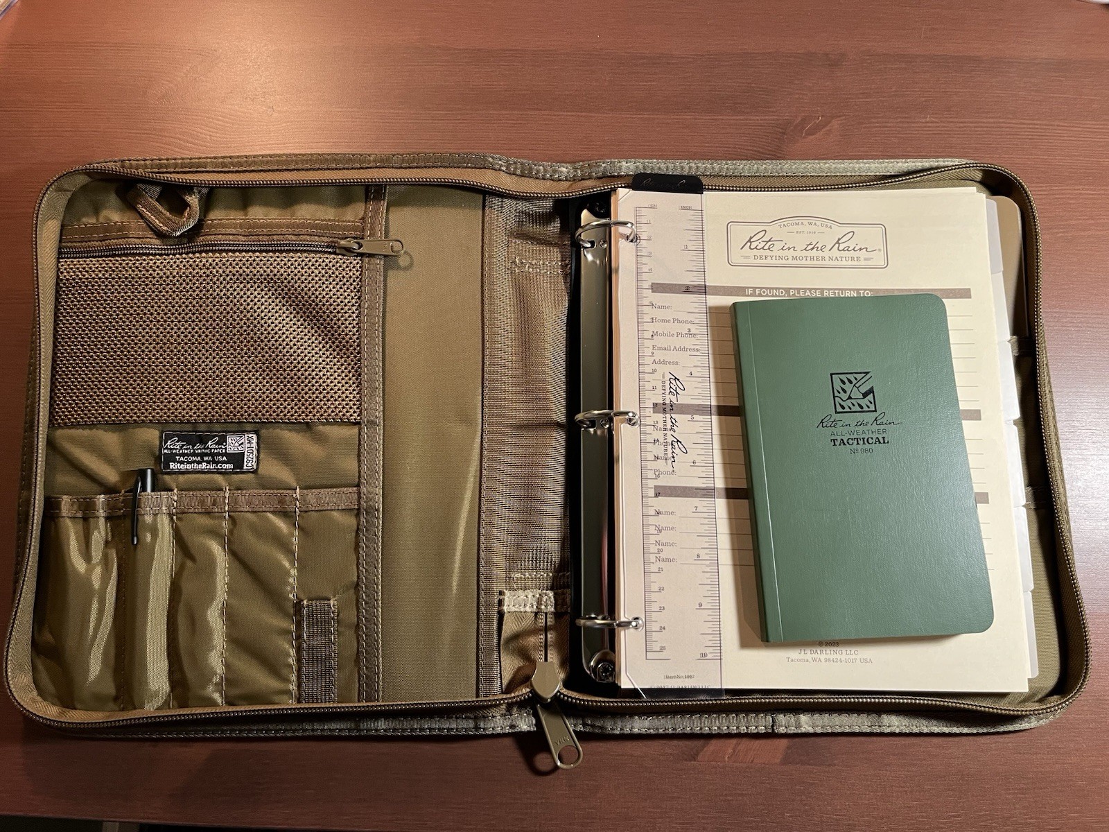 Rite In The Rain C9250T Planner With Pen And 2 Notebooks