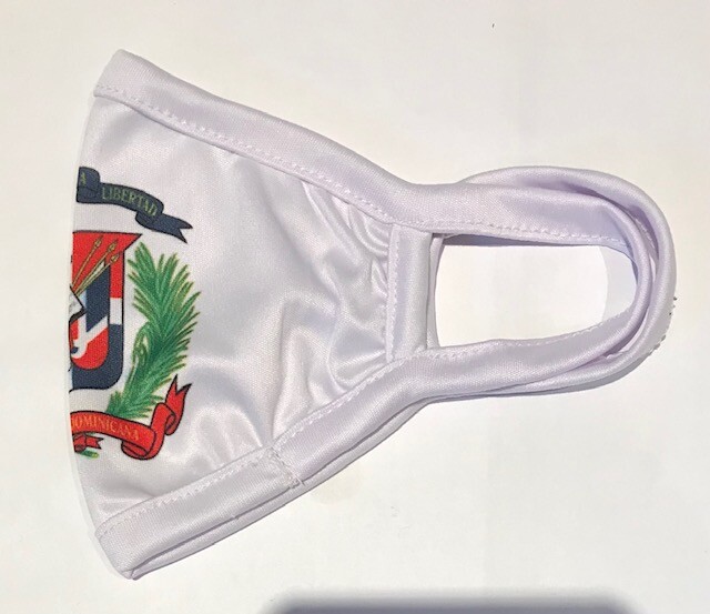 DOMINICAN REPUBLIC COAT OF ARMS – FLAG REUSABLE MASKS – CP BRAND – BREATHABLE