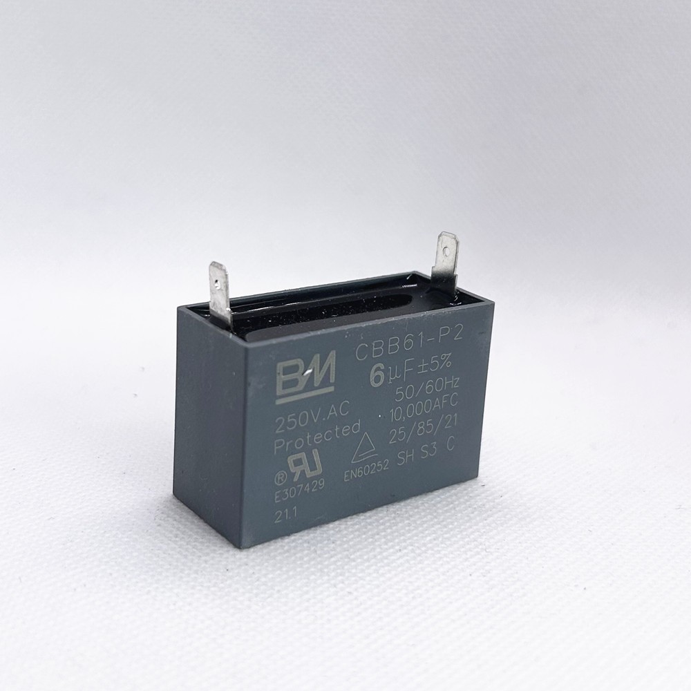 CBB61 250V 4/5/6/8/10/12/15/20/24/25 UF Fan Motor RUN Capacitor 2 PINS