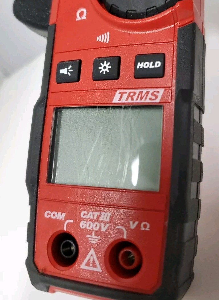 Milwaukee 2235-20 400 Amp Clamp Meter CAT III 600V AC/DC True-RMS With Leads