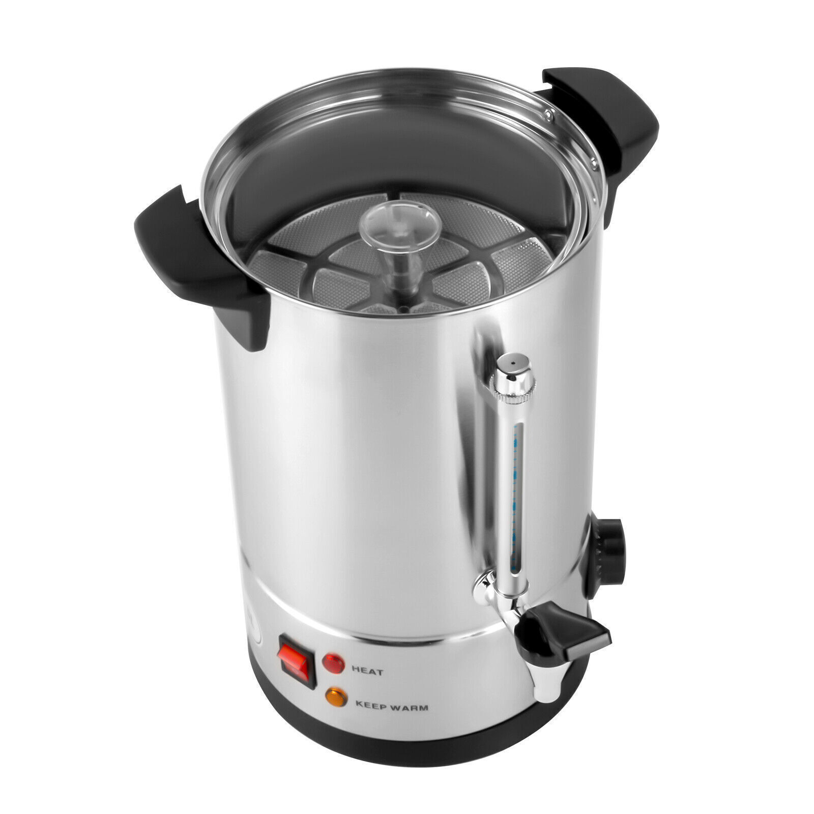 8L/2.11gal Premium Commercial Coffee Machine Large Stainless Steel Coffee Maker