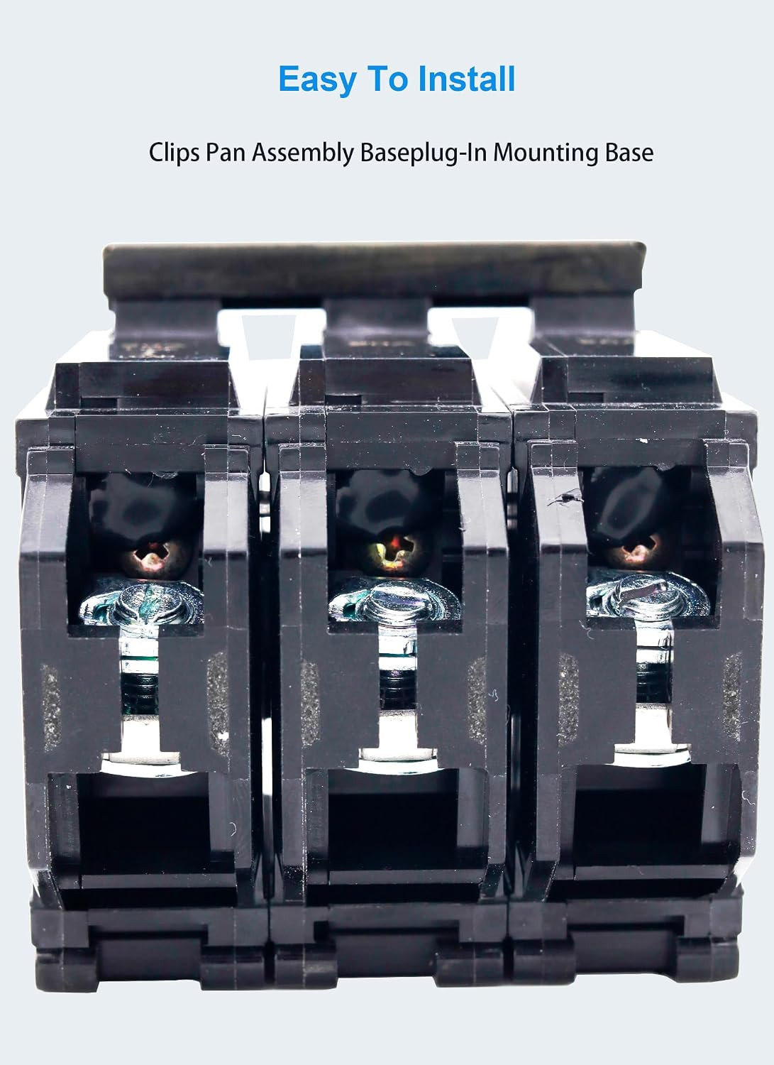 50 Amp Breaker 3 Pole Plug-In Mount Type THQL Feeder Molded Case Circuit Breaker