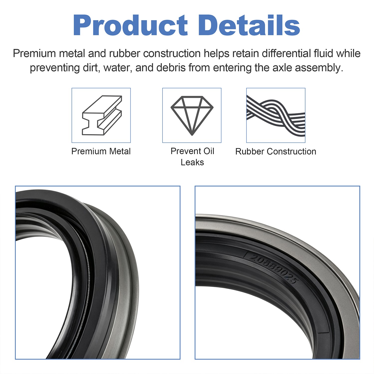 291-336 / 20889025 Full-Floating Rear Wheel Seal – Fits AAM 10.5″ & 11.5″ Axles