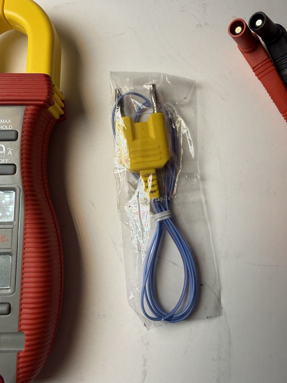 Amprobe ACD-14 FX Clamp Meter 400A CAT III w/ Leads Case Tested