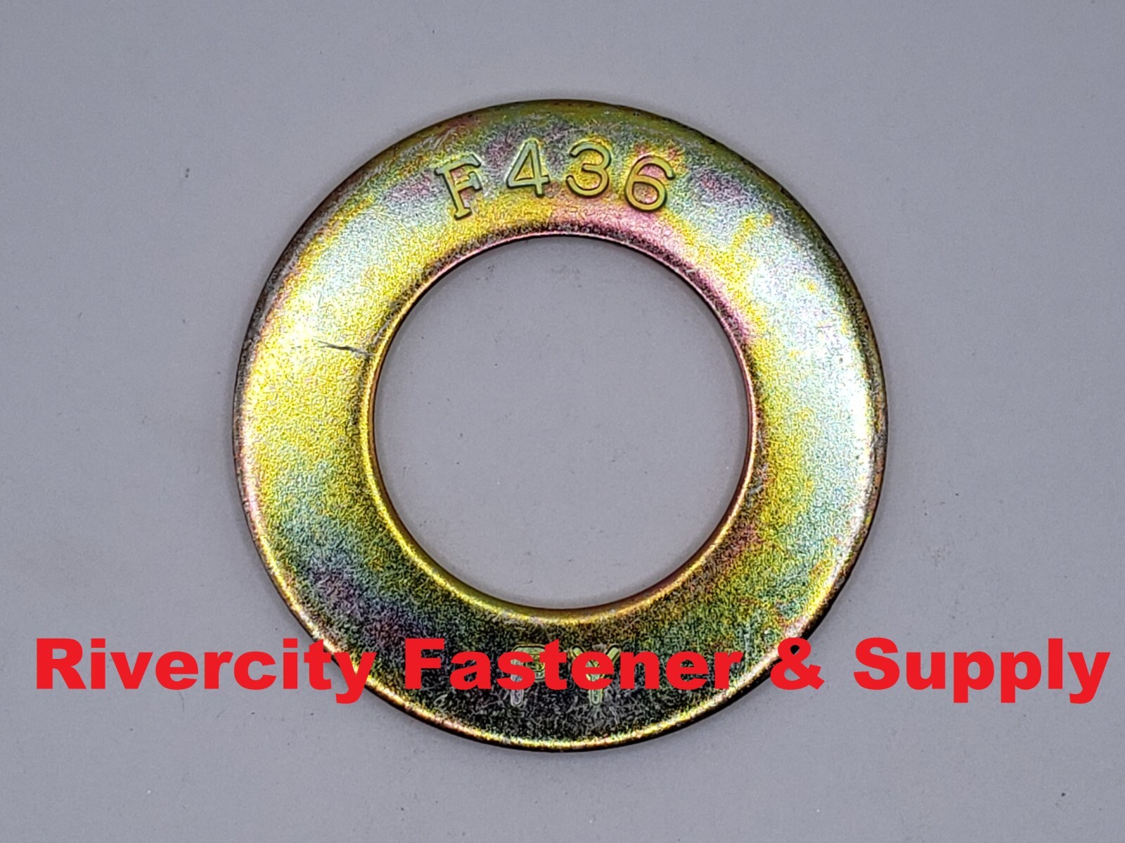 1-3/8 SAE F436 Grade 8 Flat Washers 1-1/2 ID x 2-3/4 OD Steel 1.5 ID x 2.75 OD