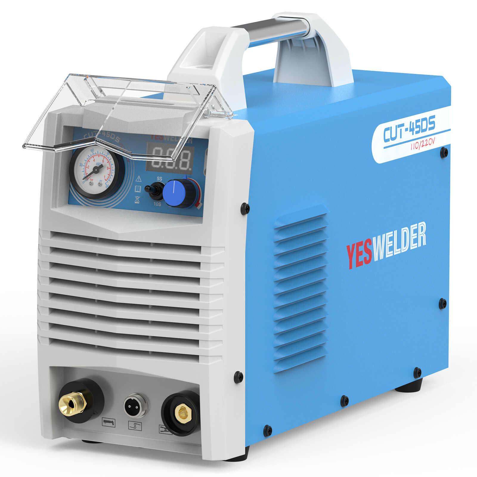 HF Plasma Cutter 45A, DC Inverter Cutting Machine 110/220V