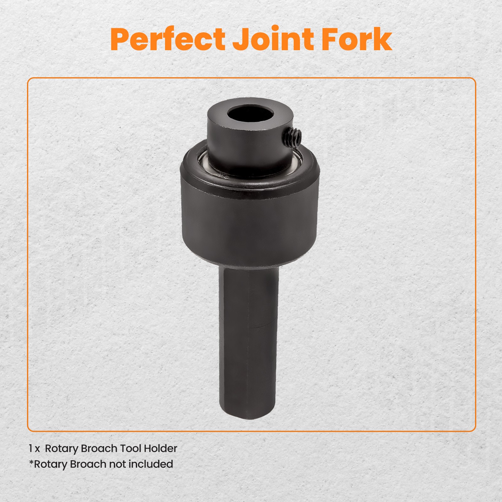 1x Rotary Broaching – 3/4″ Shank Broach Tool Holder Fit for 1/2″ Shank Broach