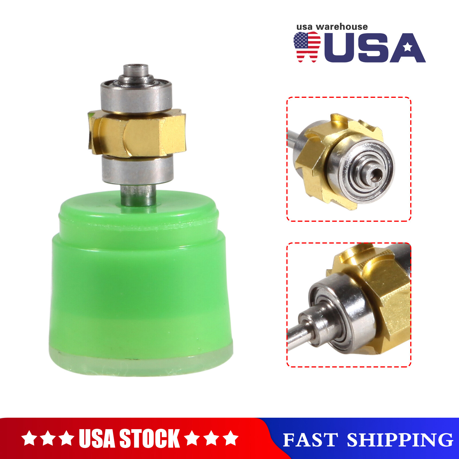 YB6T Dental Turbine Rotor for Fiber Optic LED High Speed Standard Handpiece YB6
