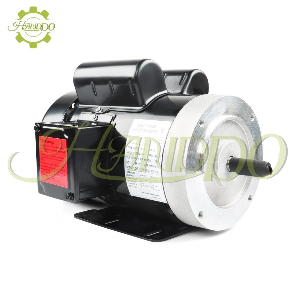 1Phase 115V/230V 60HZ CW/CCW Electric Motor 3450RPM 56C Frame 5/8″Shaft 2HP