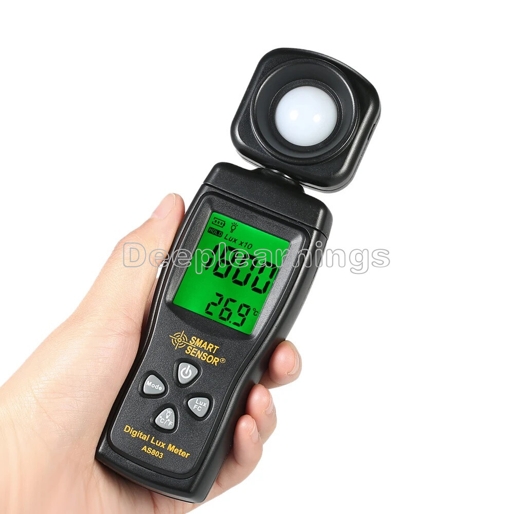 Lux/Fc Light Meter Digital Luxmeter Luminometer Brightness Measuring tool NEW