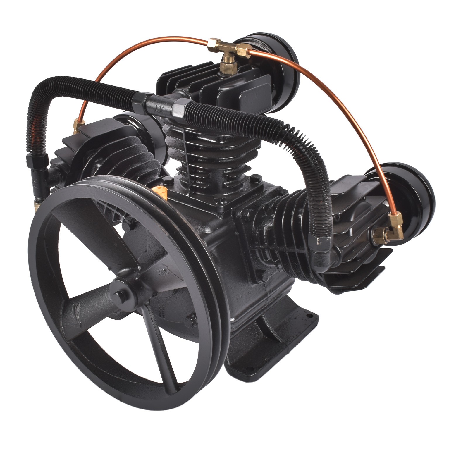 New Air Compressor Pump Single Stage 3-Cylinder 14-22 SCFM 650-1000 RPM PUK-65