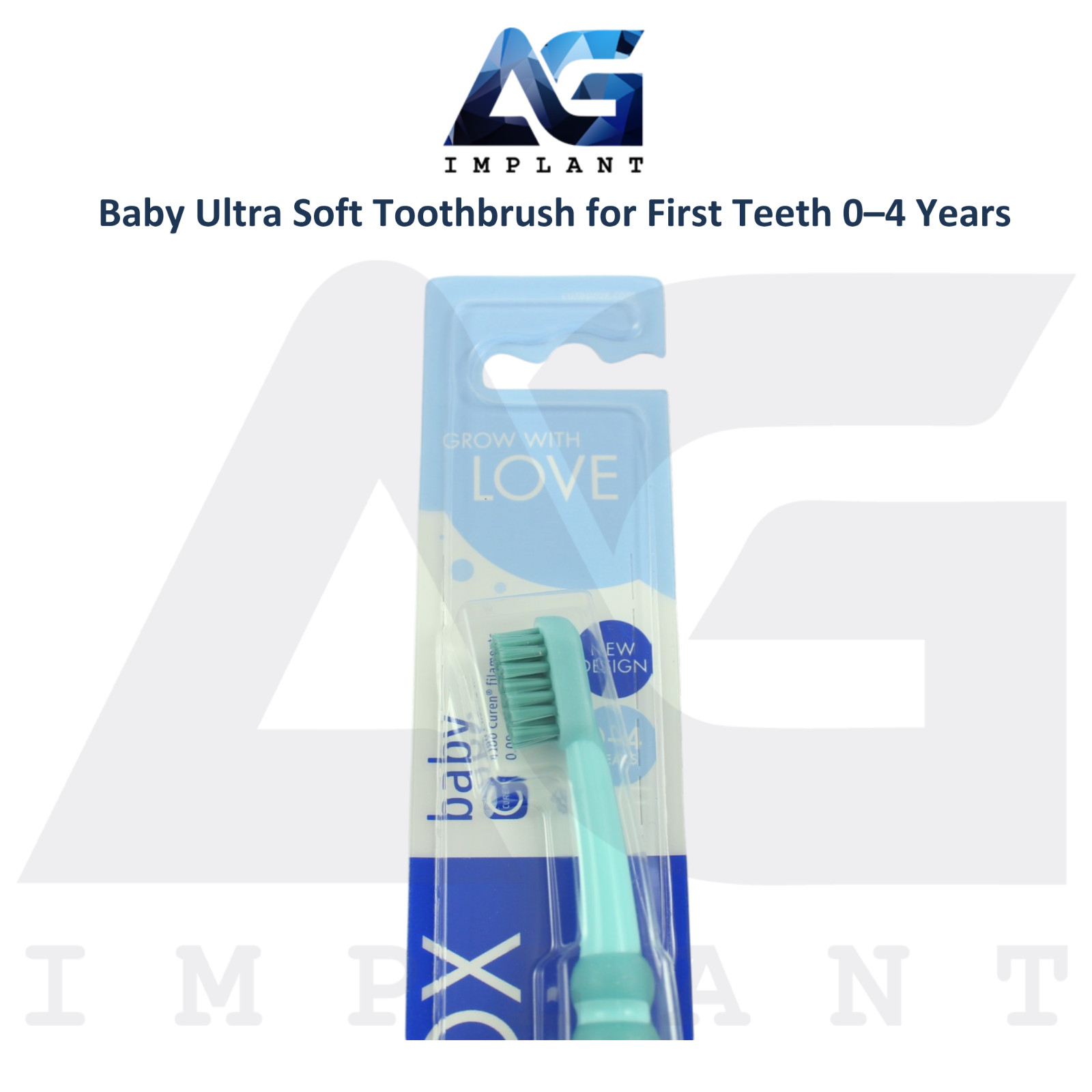 Ultra Soft Baby Toothbrush for First Teeth 0–4 Years Compact Dental Care