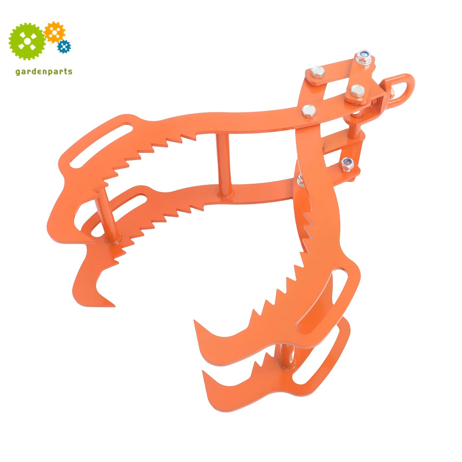 Heavy 4-Claw Log Tongs 28″ – Steel Timber Grapple Grabber For Lifting & Felling