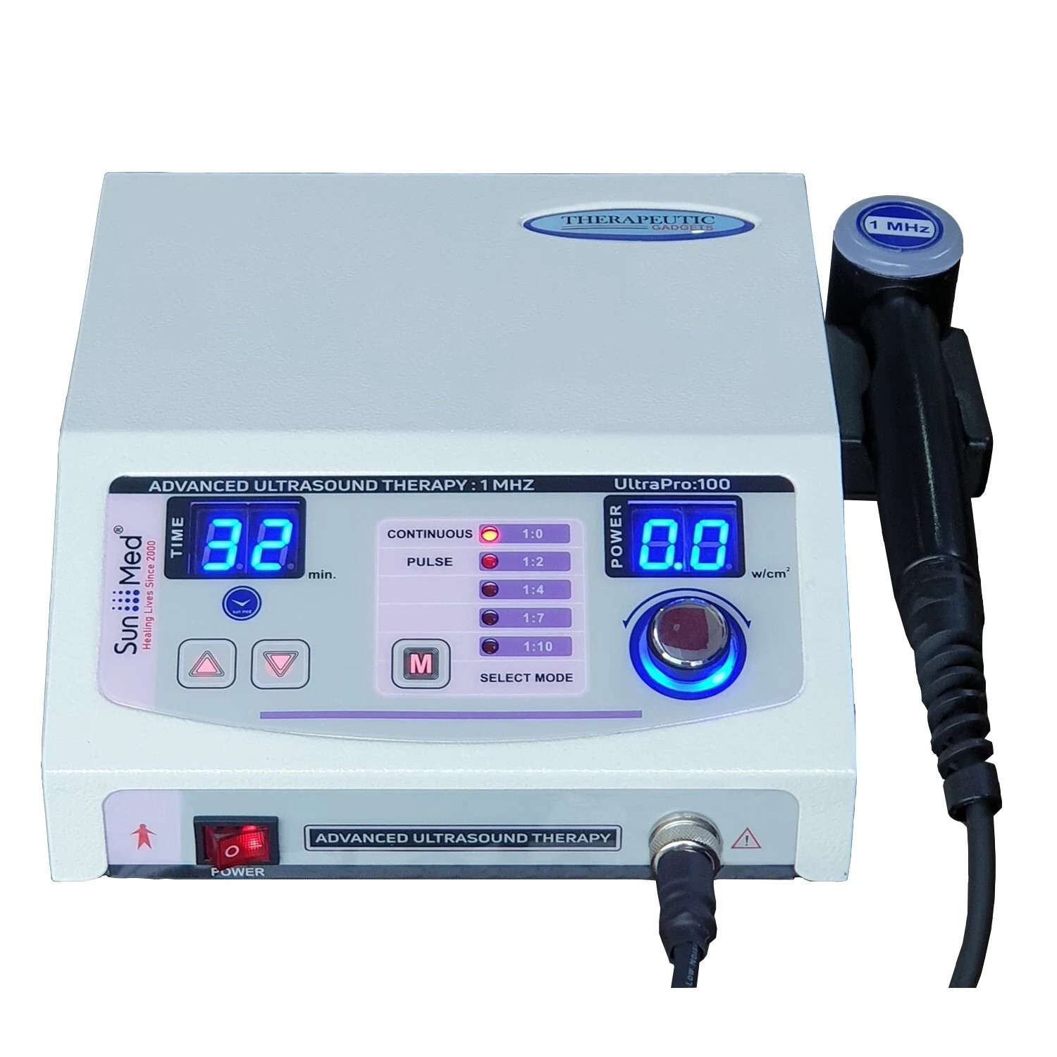 Brand New 1 Mhz Ultrasound Therapy Machine For Physical New Therapy Machine