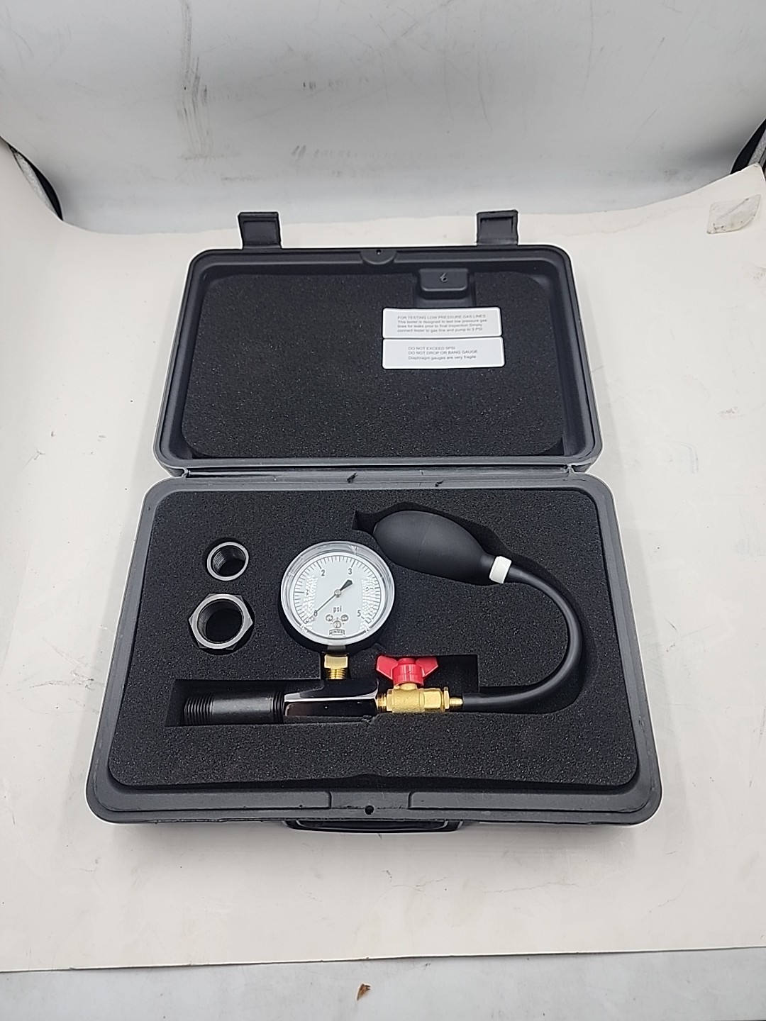 Winters Low Pressure Gas Test Kit,0 to 5 psi PLPT0005 Winters PLPT0005