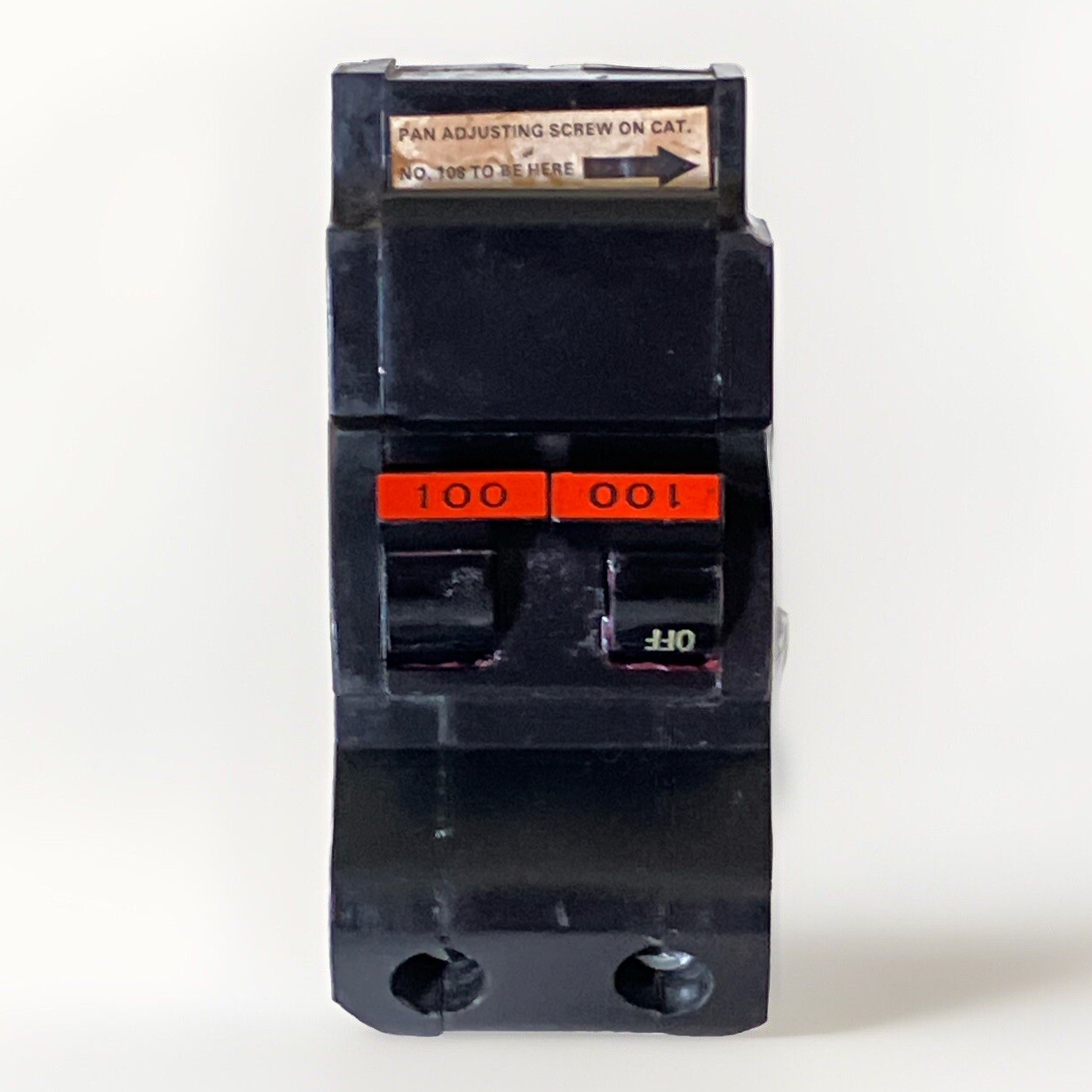 FEDERAL PACIFIC NA2100 2 Pole 100 AMP NA Stab-Lok MAIN FPE NA2P100 2PNA100