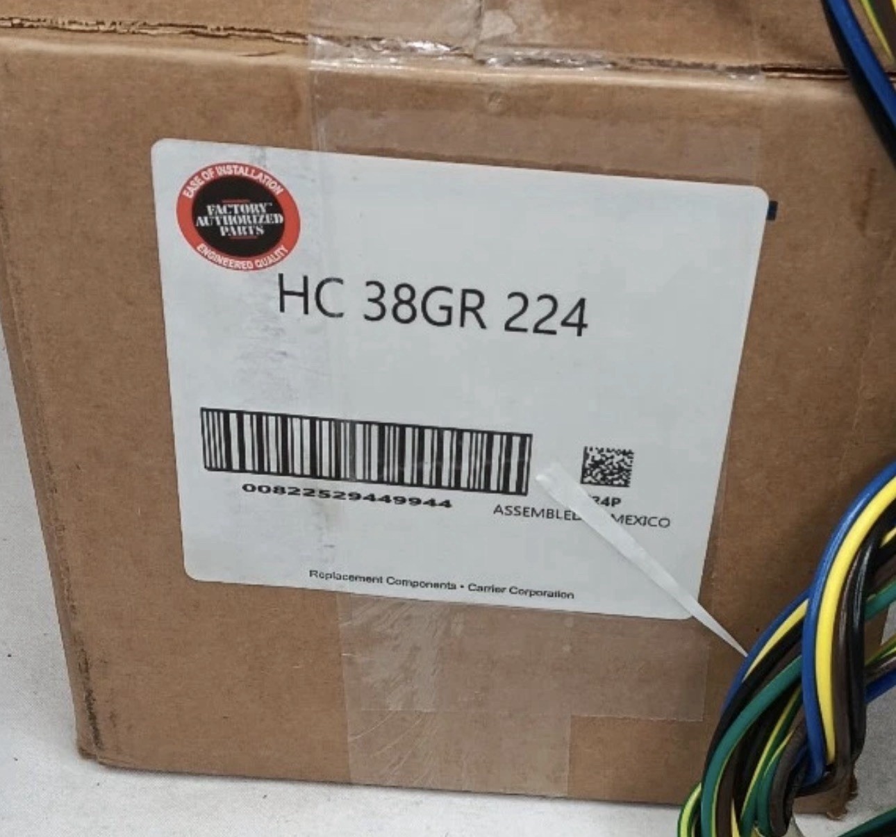 Carrier HC38GR224 1/3HP 230V ECM Fan Motor 1050RPM