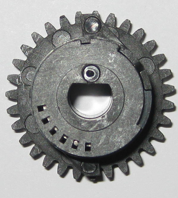 One Way Spring Wrap Clutch with Spur Gear- Anti Reverse Adjustable Spring Clutch