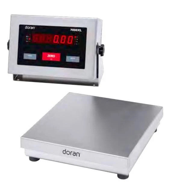 Doran 7100XL/15 Stainless Steel Bench Scale, 15″x15″ Platform, 100 lb x 0.02 lb