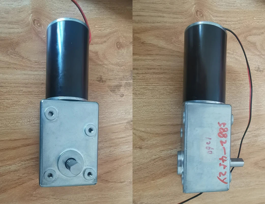 DC12V 24V Strong Torque Metal Turbo Worm Gearbox 250kg.cm Self-Lock Gear motor