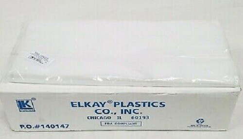 500, 1000 Elkay Plastics Clear 1-Mil Gusseted Bags FDA Poly Baggies Packaging