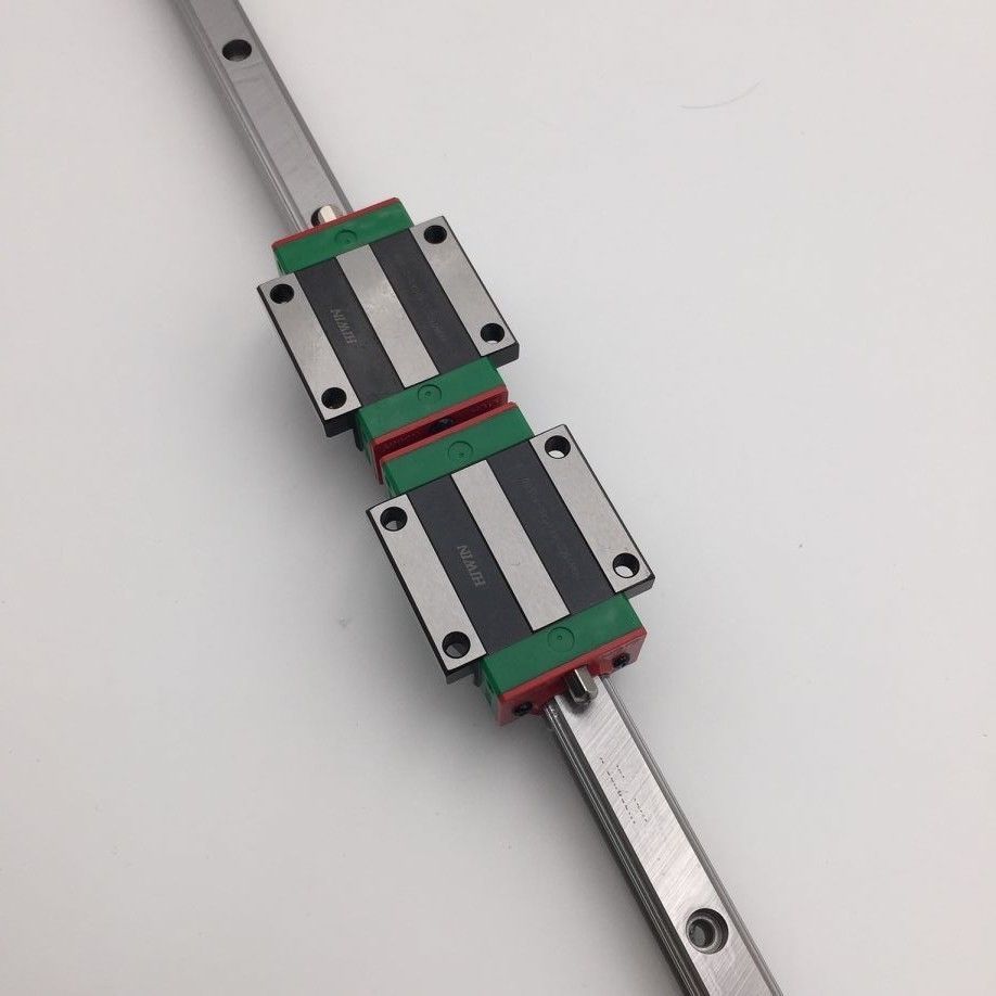 HGR25 Linear Rail Guide 1000mm & 2pc HGW25CC Rail Block CNC Kit Original HIWIN