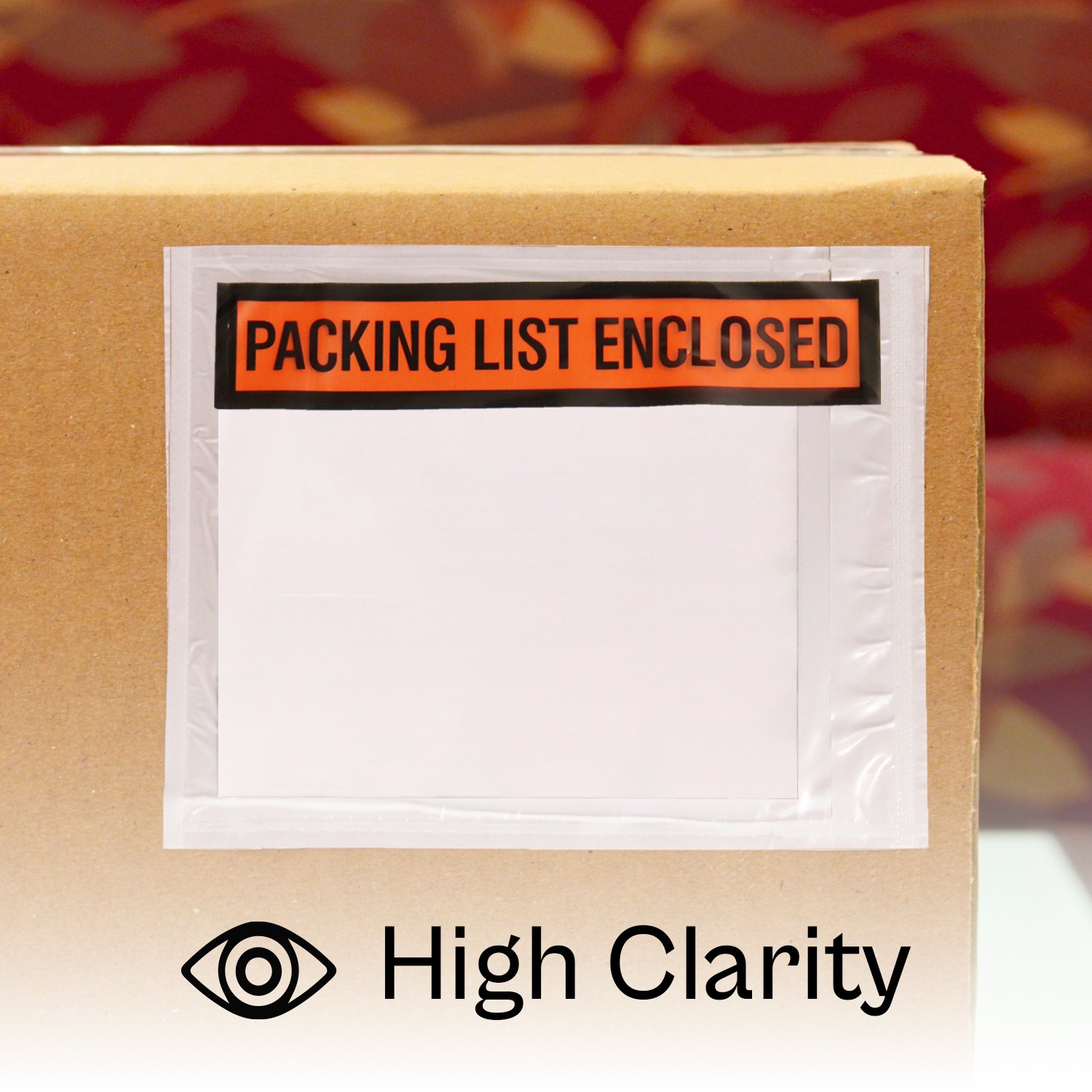 Packing List Enclosed Pouches, 4.5″ x 5.5″, Panel Face, Self-Adhesive, 2000 Pack