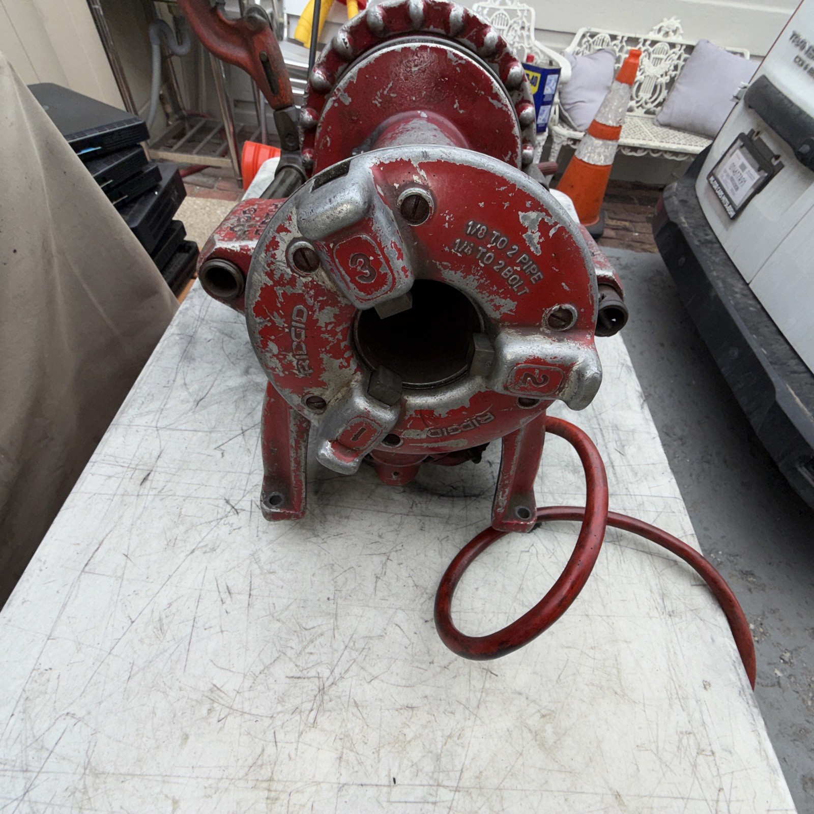 Ridgid 300 Pipe Threader Threading Machine.Working Great.Free Local Pickup 60641