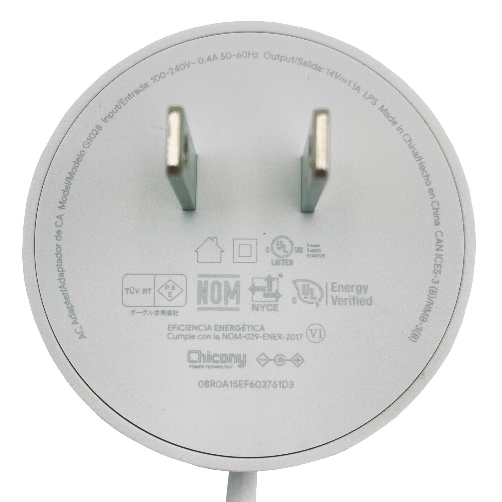 Genuine AC Adapter W18-015N1A G1028 Google Home Nest Mini Hub Power Supply