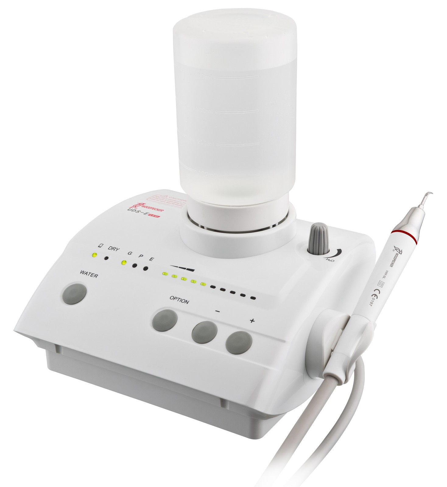 Original Woodpecker UDS-E LED Ultrasonic Piezo Scaler EMS HW-5L Handpiece 8 Tips