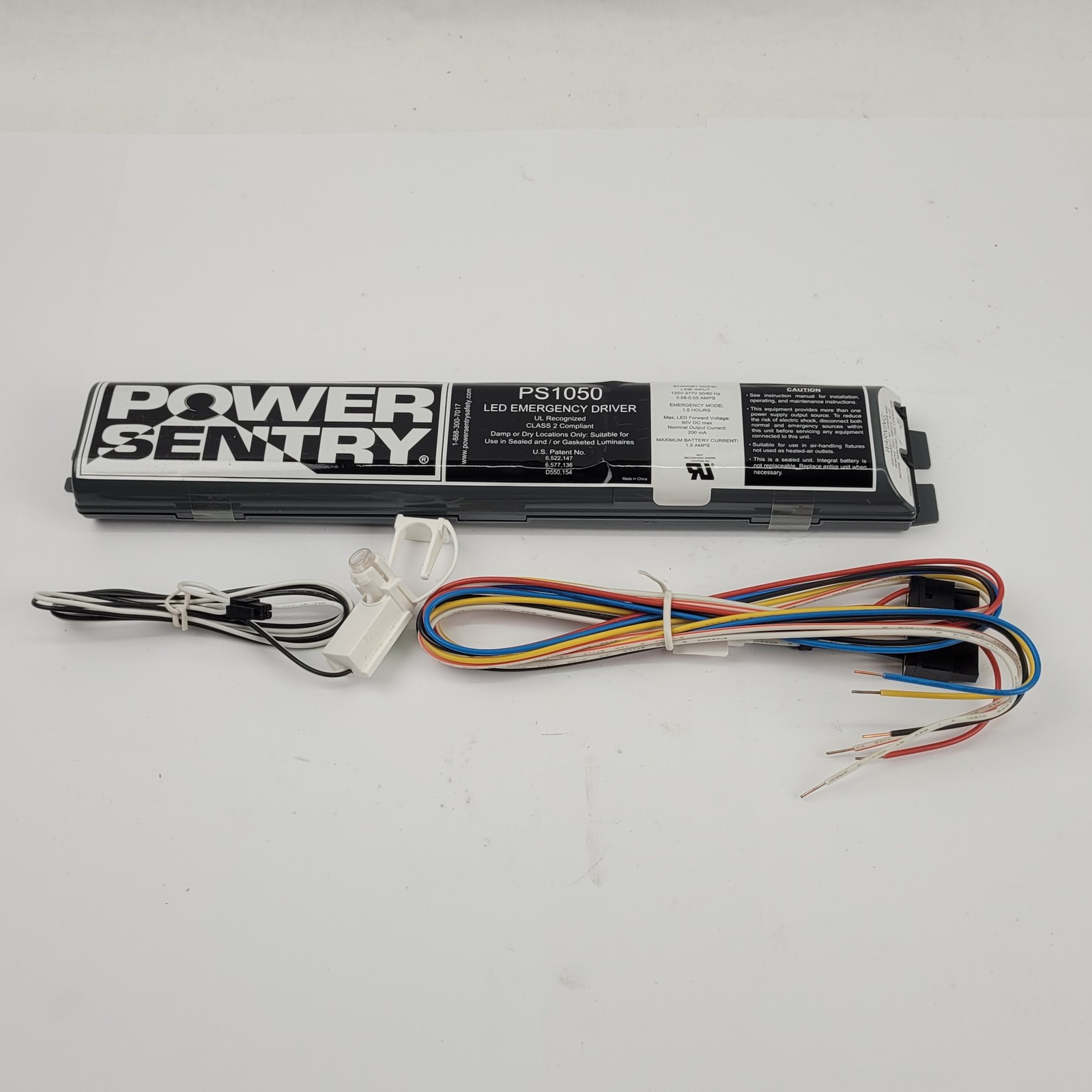 Power Sentry PS1050 LED Emergency Driver, 120-277V, 50/60Hz – NEW