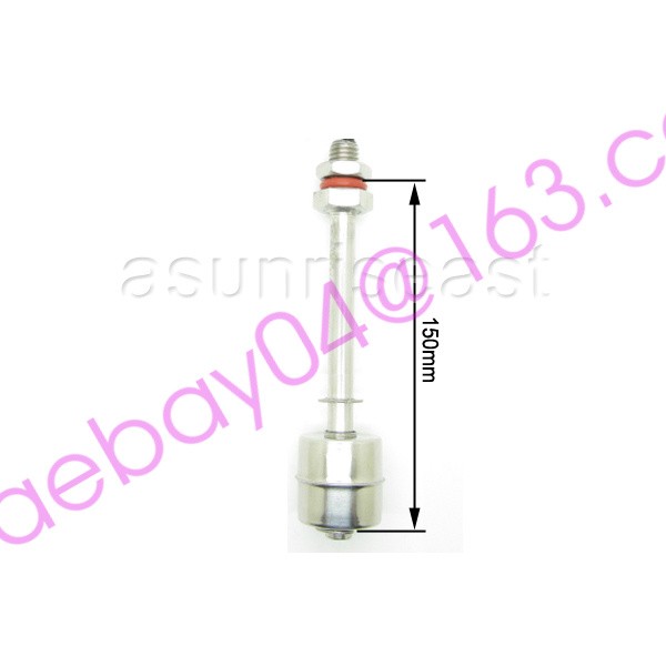 150mm Stainless Steel Float Switch Tank Liquid Water Level Sensor 12V 110V 220V