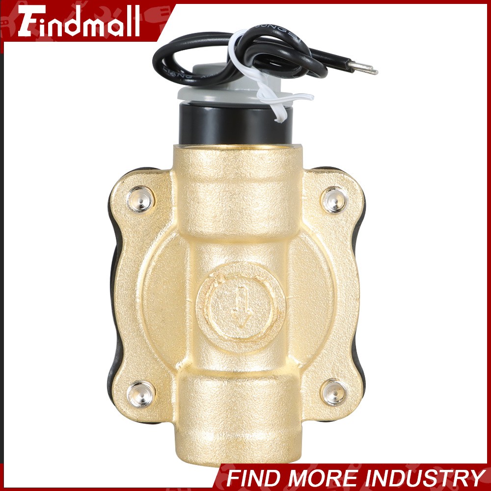 1/2″ DC 12V Brass Electric Solenoid Valve NPT Gas Water Air Normally Closed