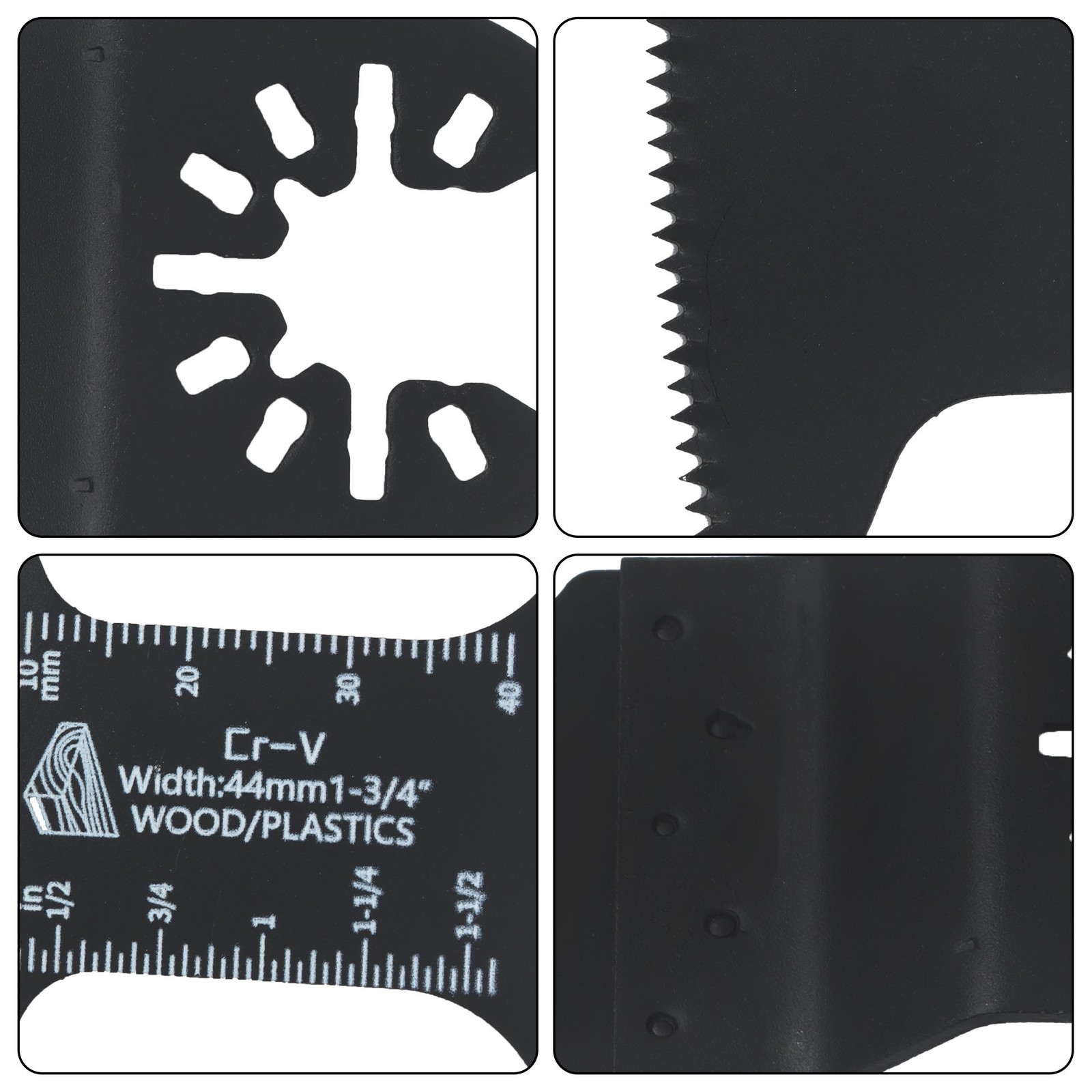 Multitool Blades 50Pcs – Arc Edge Japanese Tooth Oscillating Saw Blades 44MM