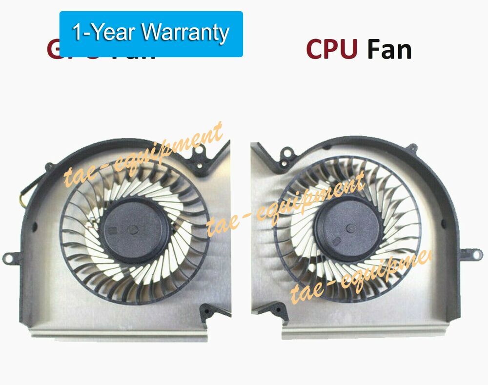 New MSI GP63 Leopard 8RD MS-16P5 MS-16P6 CPU + GPU Cooling Fan
