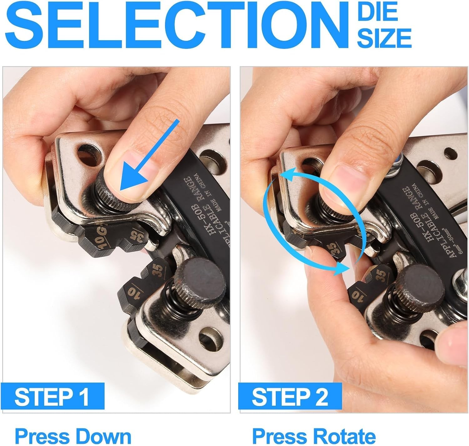 Industrial-Grade Battery Cable Crimper: Robust Tool for Automotive & Marine Use