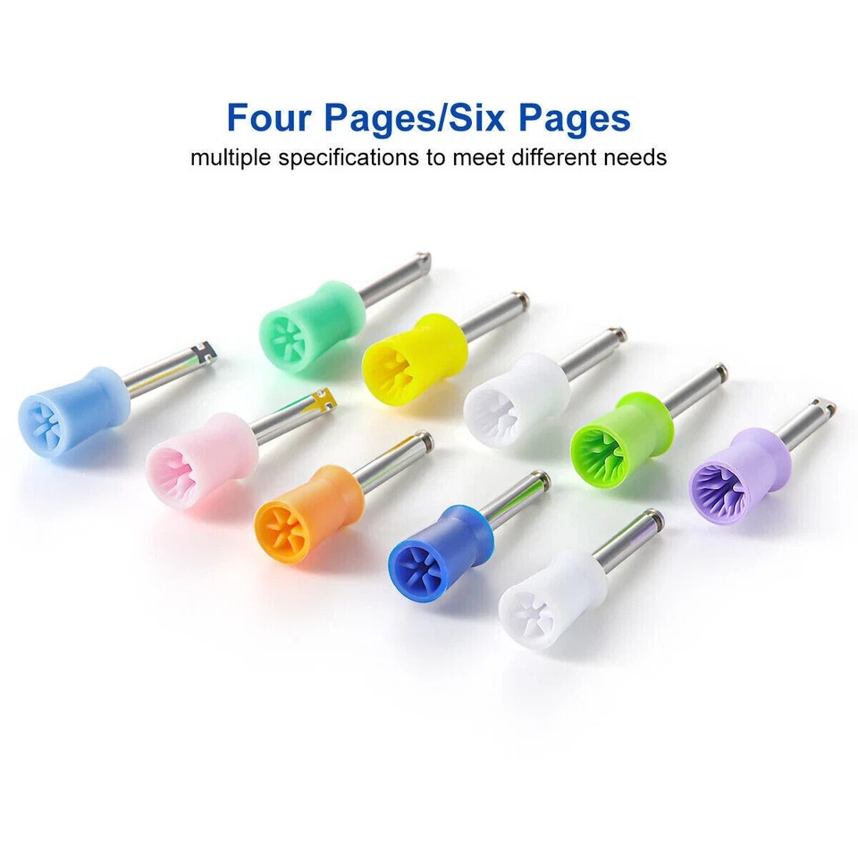 Dental Polishing Prophy Prophylaxis Brush Nylon RA Latch Type Bristle Flat/Taper